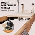 thumbnail image 3 of Pilates Reformer Machine, Wooden Reformer Pilates Machine with Tower & Mat, 2-in-1 Professional Pilates Equipment for Home Gym and Studio, Includes Sitting Box, Jumpboard, 3 of 10