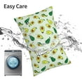 thumbnail image 6 of Pofeuu Cartoon Fruit Print Polyester Microfiber Plush Pillowcases, Super Soft and Cozy Pillow Case Covers with Envelop Closure（Pillow core not included）-14"x20", 6 of 6