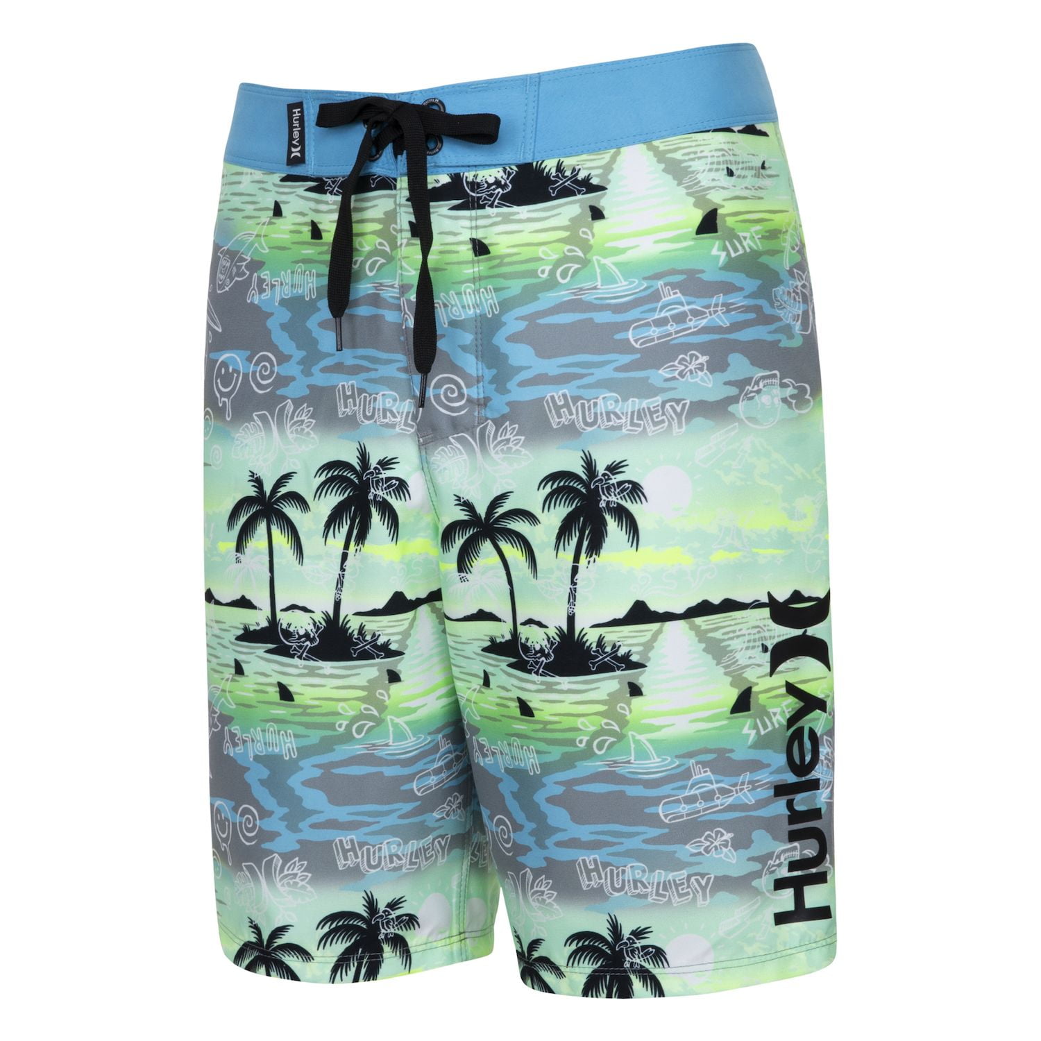 Hurley Boy's Beach Ready 4 Way Stretch Quick Dry Swim Shorts