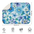 thumbnail image 2 of Microfibre Drying Mat for Kitchen Petunias-01 Dish Drying Drainer Mat Absorbent Drying Mat Washing Up for Glass, Plate & Cup 16inch X 18inch, 2 of 5