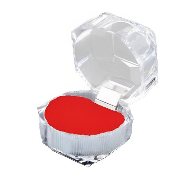 Jumpingount Caja de joyería de 20 piezas, cajas de almacenamiento resistentes, ligeras y transparentes, accesorio de soporte práctico poligonal, anillo de Ropa, zapatos y accesorios Miscelánea Rojo Jumpingount AP015803-03