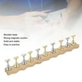 thumbnail image 3 of Nail Display Stand, Wooden Base Manicure Tool Wave Edge Nail Stand 10pcs Stands  for Home DIY, 3 of 7