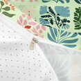thumbnail image 4 of jejeloiu Ancient Botanical Twin Duvet Cover For Girls,Modern Print Twin Bedding,Mint Multi Color,Reversible,2pcs,1 Duvet Cover and 1 Pillowcase, 4 of 6