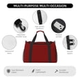 thumbnail image 4 of Balery Maroon Bolsa de Gimnasio para Mujeres, Bolsa de Viaje con Bolsillo Húmedo, Bolsa de Fin de Semana para Mujeres, Bolsa de Viaje Resistente al Agua, 4 of 7