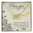 thumbnail image 2 of To My Girlfriend You Make Me Complete Inseparable Necklace, 2 of 20