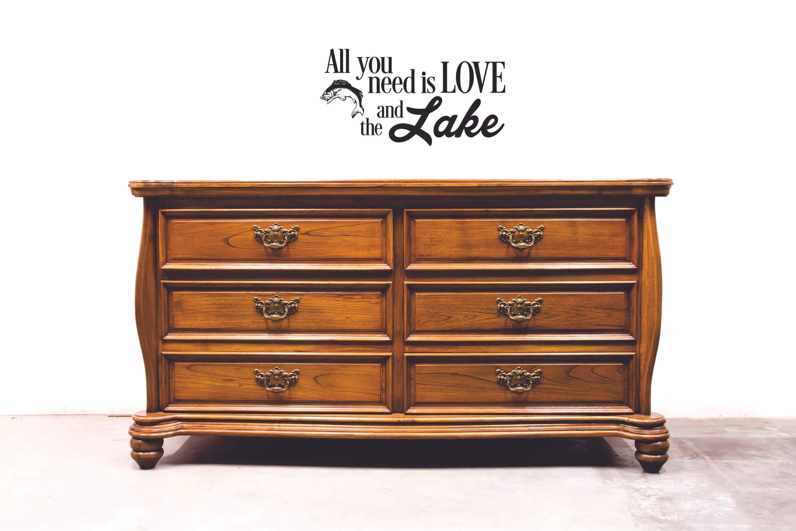 Cool Art Wall Lettering Quotes Decal All You Need Is Love And The