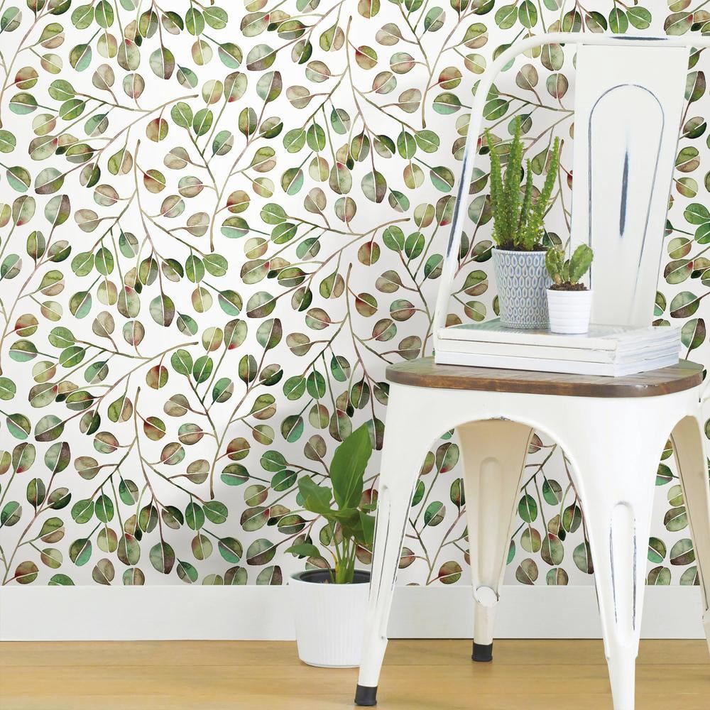 Cat Coquillette Eucalyptus Peel and Stick Wallpaper