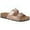 Rose Gold, variant on Women's Cork Footbed Sandals With Adjustable Buckles Slip On Platform Slides Sandals