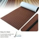 thumbnail image 5 of Kenally Alfombra de teca sintética de algodón, espuma EVA marrón oscuro de madera, 240x45CM, hoja para barco, hoja para barco Bombillas para automóviles, 5 of 6