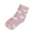 thumbnail image 2 of CTM  Hearts Soft and Cozy Lounge Socks by Wootie (1 Pair) (Women), 2 of 5