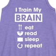 thumbnail image 2 of Instant Message - I Train My Brain - Toddler & Youth Girls A-line Dress, 2 of 5