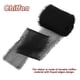 thumbnail image 3 of Uxcell Cinta de Chifón con Flecos de 1.5 In x 5 Yd para Decoración DIY, Negro/Blanco/Gris 3 Rollos, 3 of 7