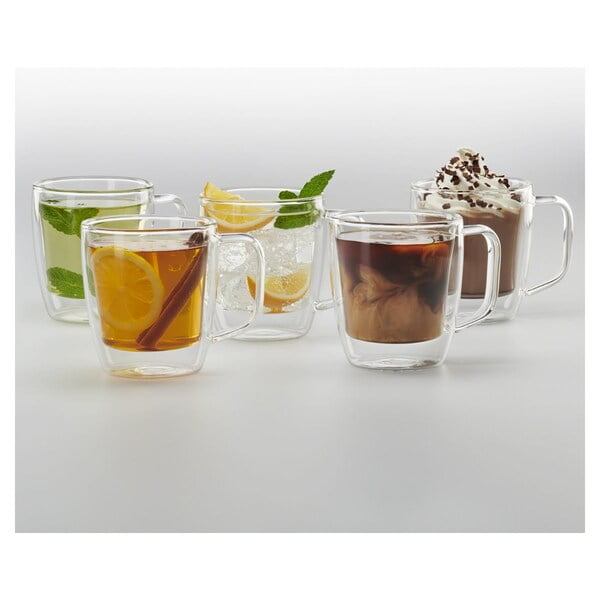 Henckels Cafe Roma Glass Coffee Mug 12 Oz-2 Piece - Spoons N Spice