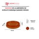 thumbnail image 3 of Jabonera Acrilico Naranja, 3 of 4