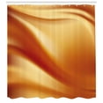 thumbnail image 3 of Ambesonne Orange Yellow Shower Curtain, Wavy Color Curves, 69"Wx70"L, Orange Yellow, 3 of 3