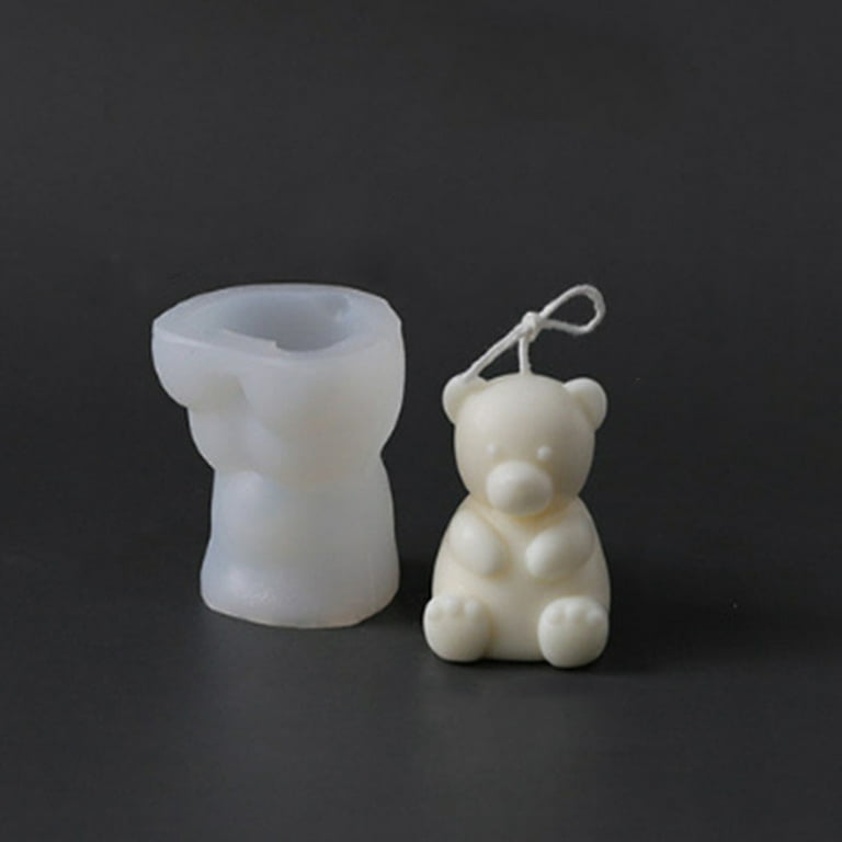 New Polar Bear Silicone Mold Diy Silicone Candle Mold - Temu