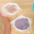 thumbnail image 4 of 4pcs/Set Silicone Stretch Lids Reusable Bowl Wrap Silicon Kitchen Seal Cover, 4 of 8