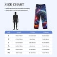 thumbnail image 4 of Gukieu Outer Space Floating Numbers And Letters Print Men's Home Trousers, Elastic Drawstring Home Pajamas Clothing Suitable for Adult Men-Small, 4 of 6