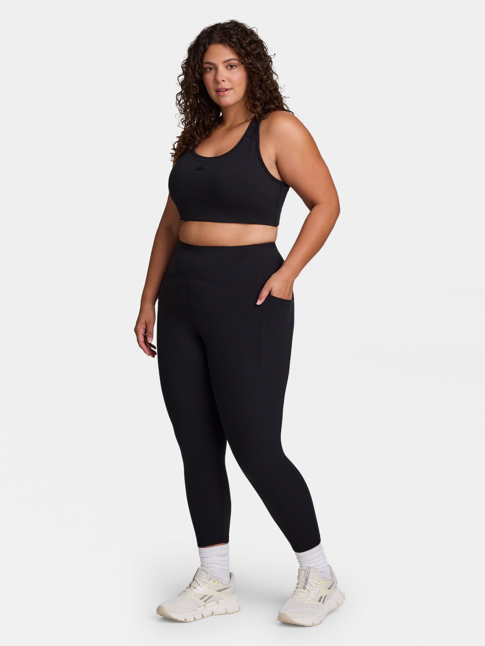 Reebok Women's Reflex High Rise 7/8 Legging, 25" Inseam, Sizes XS-4X