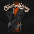thumbnail image 2 of Country Strong Brand Bald Eagle Men's Graphic T Shirt Tees Brisco Brands S, 2 of 6