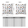 thumbnail image 2 of Pofeuu Cartoon Animals Print Double-sided plush pillowcase Square Throw Pillow Covers Pillows Cover for Living Room Bedroom Sofa Couch Cushion Cover（No pillow core）-16"x16", 2 of 7
