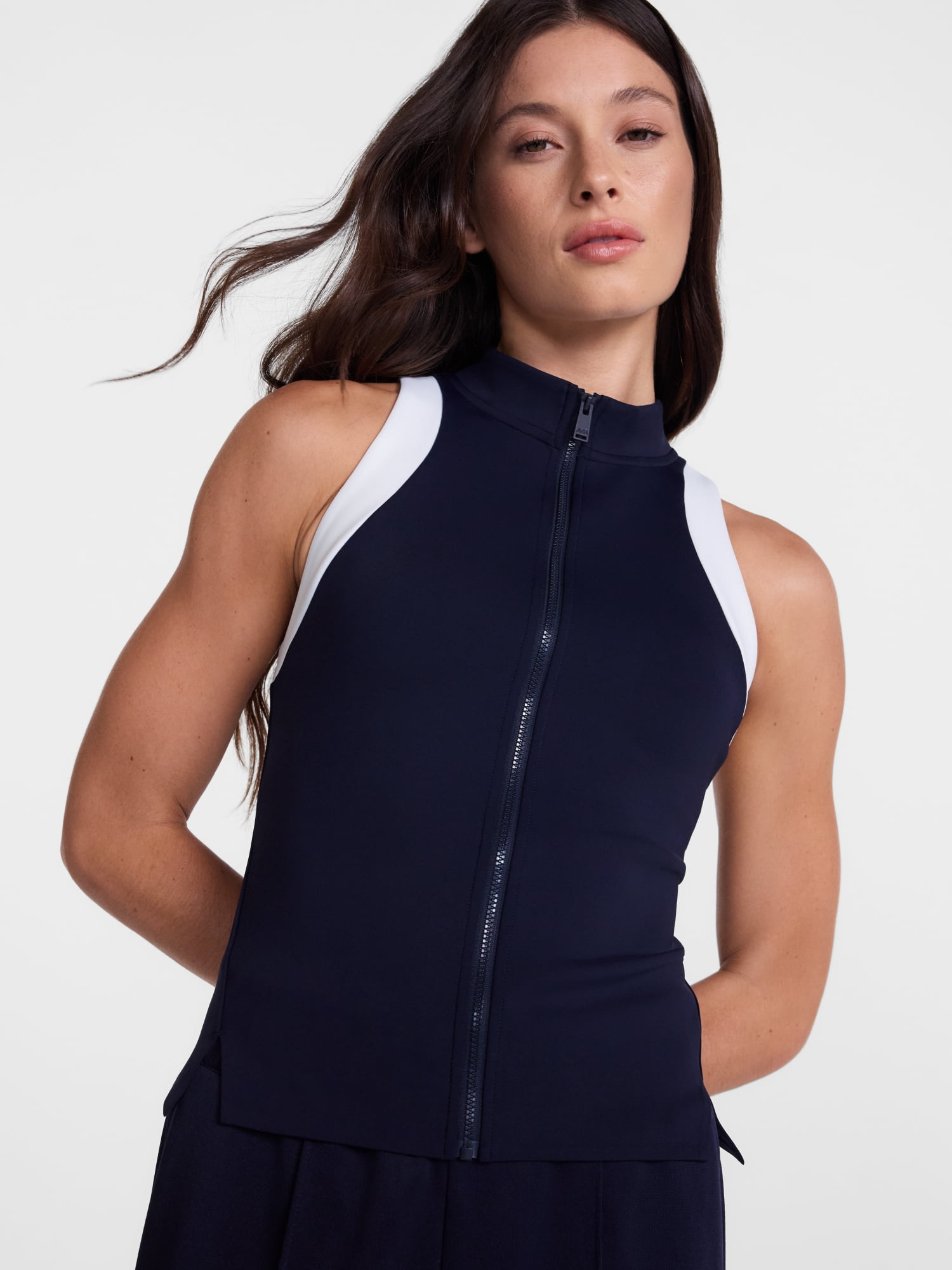 Avia Women's Full Zip Tank Top, Sizes XS-XL