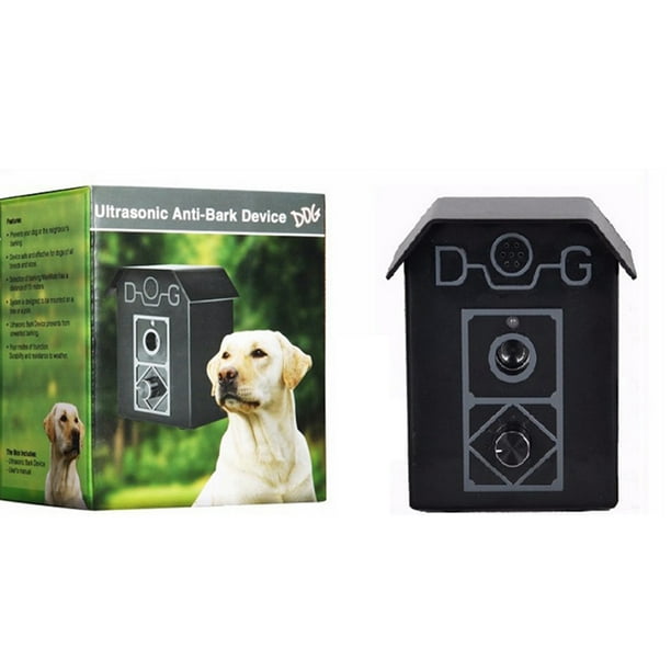 Fysho Outdoor Waterproof Anti Dog Bark Control Device Ultrasonic Barking Deterrent Powered by