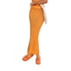 thumbnail image 5 of VISgogo Falda de punto de ropa de playa para mujer, Raya / Color sólido Cintura alta Slim Fit Hollow Summer Half Dress Prenda VISgogo moda, 5 of 9