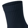thumbnail image 5 of Falke Unisex Socks - Short Socks, Cotton Blend, Run Rib, Cuff, Solid Color Dark Blue 42-43, 5 of 6