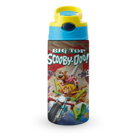 

Scooby Doo Small Water Bottle for Kid 12oz Insulated Bottles with Straw Lid Stainless Steel Tumbler Vacuum Cup Thermal Bottles