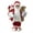 Red, variant on Christmas Decorations, 12" Santa Claus Christmas Figurine Figure Decoration with Gifts Bag, Santa Claus Standing Statue Figure Home Xmas Decor