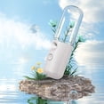 thumbnail image 1 of Portable Nano Facial Steamer , Mini Mist Sprayer 50ml Visual Water Tank Moisturizing Hydrating for Face, 1 of 7