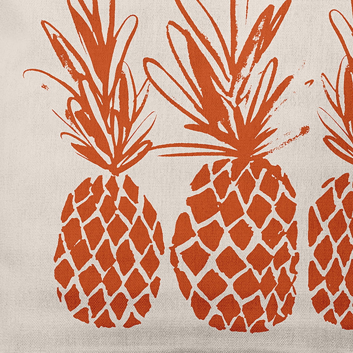 Simply Daisy 26" x 26" Pineapples Decorative Throw Pillow, Sienna