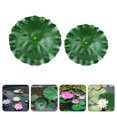 thumbnail image 4 of 2 Pcs Feuilles de Lotus Artificielles Fontaine de Jardin Simulation Feuille de Lotus, 4 of 9