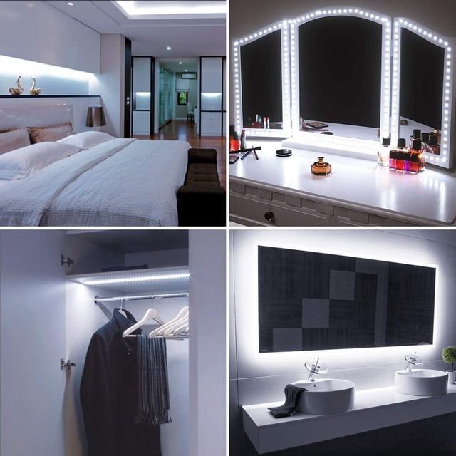 Luz LED con 5m5050 decoración de la cocina del hogar impermeable 120LED parche flexible barra de luz suave luz cálida LingWen 8390615910408