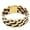 8MM Gold Black, variant on Men Women's Stainless Steel Fashion Weave Braided Mesh Ring Rotatable 8MM Gold Size 9