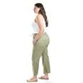 thumbnail image 2 of Pantalon de lino Roman Fashion Talla Extra Verde militar 42, 2 of 7