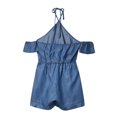 thumbnail image 5 of Bigersell Ripped Jumpsuits for Women Jumpsuit Womens Fashion Ethnic Style Patchwork Vintage Printed Buttons Suspender Jumpsuit Ladies' Bootcut Jumpsuit, 5 of 9
