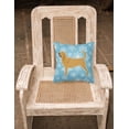 thumbnail image 2 of Winter Snowflake Bloodhound Fabric Decorative Pillow, 2 of 2