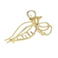 thumbnail image 2 of Travelwant Hair Claw Clips Gold Hair Claw Shark Hair Claw Barrette Metal Hair Clamps Large Hair Accessories for Women and Girls, 2 of 7