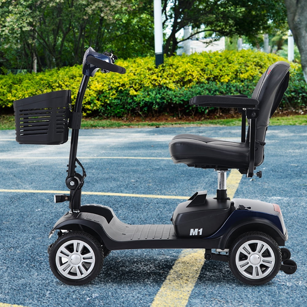 Outdoor Motorized Electric Carts for Senior, Heavy Duty Handicap Electric Scooters with 4 Wheel