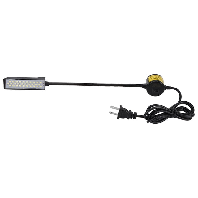 Ejoyous Luz Para Máquina De Coser, Lámpara De Luz Para Máquina De Coser De 30 LED, Lámpara De Cuello De Cisne Ajustable Con Base Magnética Lámpara De Trabajo LED