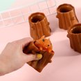 thumbnail image 1 of Jienlioq Squishy Stress Relief Cheese Mouse Cup Yellow Cup Prank Toy, 1 of 7