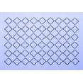 thumbnail image 1 of Ahgly Company Machine Washable Indoor Rectangle Trellis Blue Contemporary Area Rugs, 4' x 6', 1 of 4