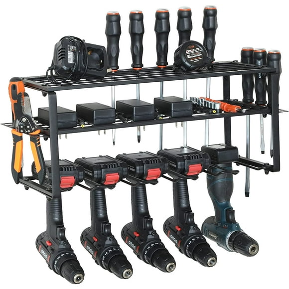 Cordless Drill Storage Rack