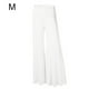 thumbnail image 1 of Qarigey Pantalones Pantalones de yoga de cintura alta Pantalones de mujer de pierna ancha Pantalones deportivos Ropa alta Prendas para la parte inferior del cuerpo Blanco METRO, 1 of 4