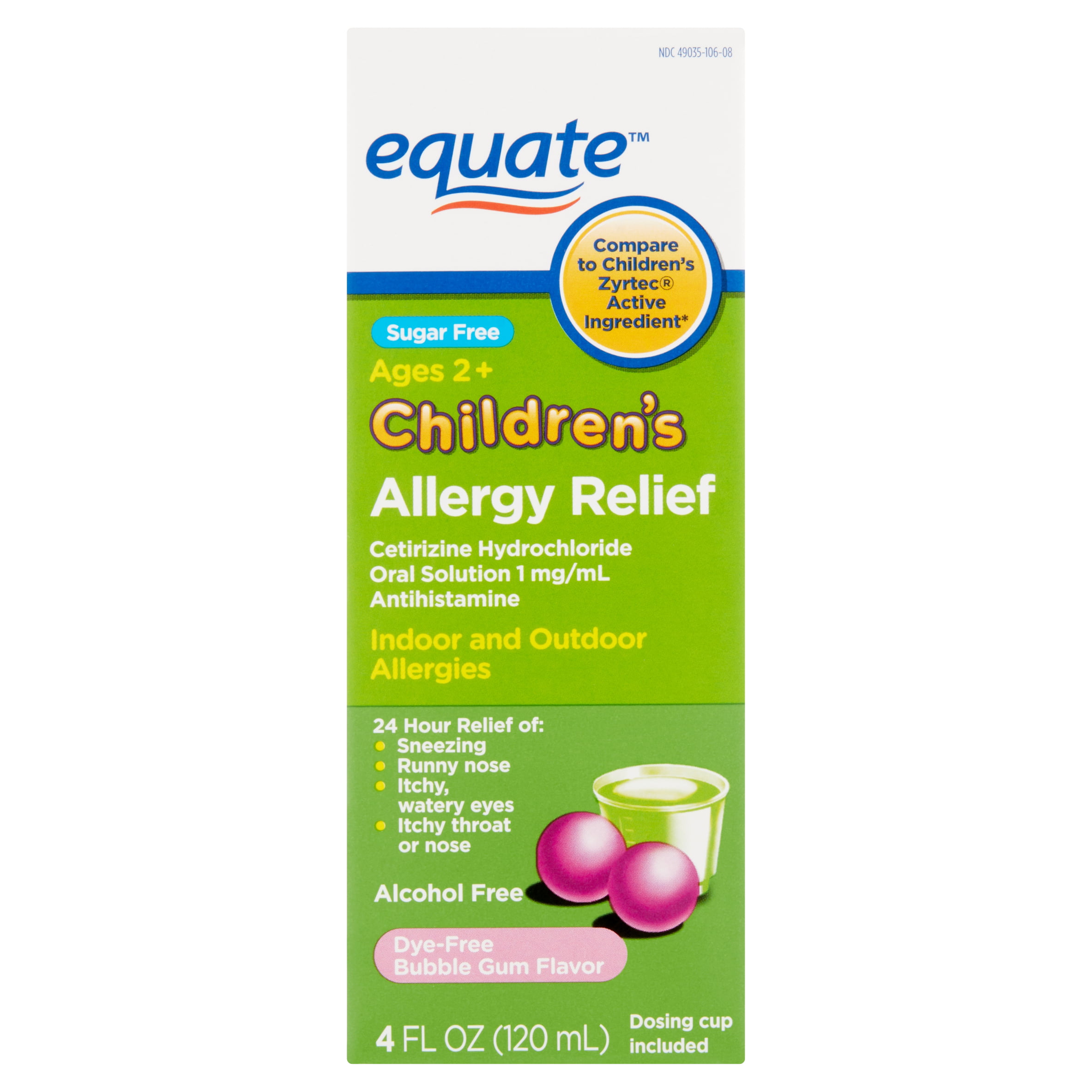 Children S Allergy Relief Dosage Chart