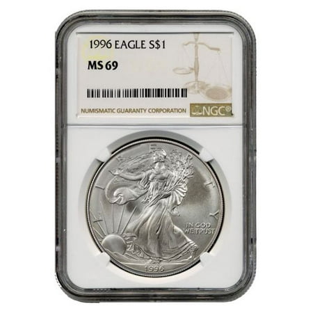 Platinum Ngc Coin Set - 1996 American Silver Eagle NGC MS-69 1 oz Coin