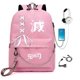 thumbnail image 1 of New Ghost Slayer Girl Student Usb Charging School Bag Anime Backpack Ribbon, 1 of 2