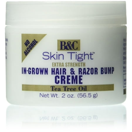 Skin Tight In-Grown Hair and Razor Bump Creme Extra Strength, 2 Ounce (Best Razor Bump Removal African Americans)